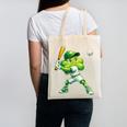 Shamrock Playing Baseball St Patricks Day Men Boys Kid Canvas Tote Bag Shamrock Playing Baseball St Patricks Day Men Boys Kid Canvas Tote Bag