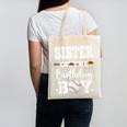 Sister Of The Birthday Boy Baseball Bday Family Canvas Tote Bag