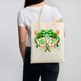 Six Seven 67 Meme Baseball Coquette Bow St Patrick's Day Canvas Tote Bag