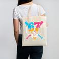 Six Seven Baseball Ice Cream Drip Cool 67 Gen Alpha Slang Canvas Tote Bag Six Seven Baseball Ice Cream Drip Cool 67 Gen Alpha Slang Canvas Tote Bag