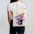 Skeleton Baseball Drip Boy Youth Dripping Baseball Halloween Canvas Tote Bag