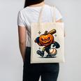 Spooky Halloween Scary Pumpkin Baseball Player Witchy Vibes Canvas Tote Bag Spooky Halloween Scary Pumpkin Baseball Player Witchy Vibes Canvas Tote Bag