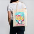 I Survived 100 Days Of School Baseball Drip Students Teacher Canvas Tote Bag