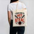 I Teach Kids To Hit And Steal Baseball Softball Coach Premium Tri-Blend Canvas Tote Bag I Teach Kids To Hit And Steal Baseball Softball Coach Premium Tri-Blend Canvas Tote Bag