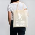 Touchdown Baseball Football Sports Canvas Tote Bag Touchdown Baseball Football Sports Canvas Tote Bag