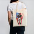 US Flag Baseball Player Batter Sport Lover Team Coach Family Canvas Tote Bag