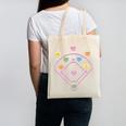 Valentine Heart Love Cute Baseball Softball Lover Sayings Canvas Tote Bag