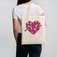 Valentine's Day Baseball Heart Softball Player Sports Lover Canvas Tote Bag Valentine's Day Baseball Heart Softball Player Sports Lover Canvas Tote Bag