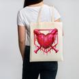 Valentines Day Baseball Red Heart Dab Boys Girls Kids Canvas Tote Bag Valentines Day Baseball Red Heart Dab Boys Girls Kids Canvas Tote Bag