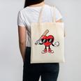 Valentines Day Heart Baseball Player Sports Boys Kids Men Canvas Tote Bag