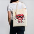Valentines Day Heart Playing Baseball Boys Men Kids Girls Canvas Tote Bag Valentines Day Heart Playing Baseball Boys Men Kids Girls Canvas Tote Bag