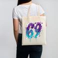 Vintage Baseball 69 Number Canvas Tote Bag