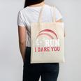 Vintage Humor Baseball Apparel Run I Dare You Canvas Tote Bag Vintage Humor Baseball Apparel Run I Dare You Canvas Tote Bag