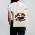 Women's Never Underestimate An Old Man Who Plays Baseball Canvas Tote Bag Women's Never Underestimate An Old Man Who Plays Baseball Canvas Tote Bag