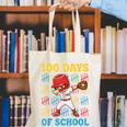 100 Days Of School Baseball Bat 100th Day Of School Boys Canvas Tote Bag 100 Days Of School Baseball Bat 100th Day Of School Boys Canvas Tote Bag