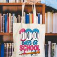 100 Days Of School Baseball Drip Bat 100th Day Of School Boy Canvas Tote Bag 100 Days Of School Baseball Drip Bat 100th Day Of School Boy Canvas Tote Bag