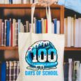 100 Days Of School Baseball Drip Ice Cream Kid Boy 100th Day Canvas Tote Bag 100 Days Of School Baseball Drip Ice Cream Kid Boy 100th Day Canvas Tote Bag
