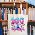 100 Days Of School Baseball Dripping Ice Cream 100th Day Canvas Tote Bag 100 Days Of School Baseball Dripping Ice Cream 100th Day Canvas Tote Bag