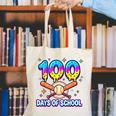 100 Days Of School Baseball Ice Cream Drip Kids Boys Teacher Canvas Tote Bag 100 Days Of School Baseball Ice Cream Drip Kids Boys Teacher Canvas Tote Bag