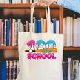 100 Days Of School Baseball Ice Cream Drip For Teacher Kid Canvas Tote Bag