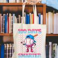 100 Days Smarter Baseball Drip Boys 100 Days Of School Kids Canvas Tote Bag 100 Days Smarter Baseball Drip Boys 100 Days Of School Kids Canvas Tote Bag