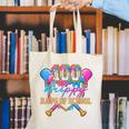 100 Drippy Days Of School Baseball Ice Cream Drip Boys Kids Canvas Tote Bag 100 Drippy Days Of School Baseball Ice Cream Drip Boys Kids Canvas Tote Bag