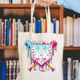 11th Birthday Boys Baseball Ice Cream Drip Boys Baseball Canvas Tote Bag 11th Birthday Boys Baseball Ice Cream Drip Boys Baseball Canvas Tote Bag