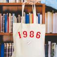 40 Year Old 1986 Classic Baseball 40th Birthday Canvas Tote Bag