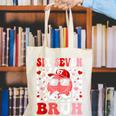 6 7 Bruh Six Seven Valentine Heart Baseball Canvas Tote Bag