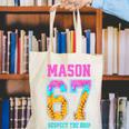 6 7 Mason Baseball Drip Canvas Tote Bag 6 7 Mason Baseball Drip Canvas Tote Bag
