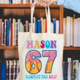 6 7 Mason Baseball Drip Number 67 Player Or 67th Birthday Canvas Tote Bag 6 7 Mason Baseball Drip Number 67 Player Or 67th Birthday Canvas Tote Bag