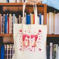 6 7 Melting Number Arrow Baseball Drip Valentine's Day Canvas Tote Bag 6 7 Melting Number Arrow Baseball Drip Valentine's Day Canvas Tote Bag