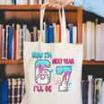 Now Im 6 Next Year I'Ll Be 7 Baseball Ice Cream Drip 67 Meme Canvas Tote Bag
