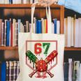67 Baseball Drip Christmas Meme Six Seven Gen Alpha Slang Canvas Tote Bag