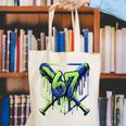 67 Baseball Drip Effect Urban Tee Style 6-7 Meme Graphic Canvas Tote Bag