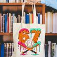 67 Ice Cream Drip Baseball Number 67 Player 67th Birthday Canvas Tote Bag 67 Ice Cream Drip Baseball Number 67 Player 67th Birthday Canvas Tote Bag