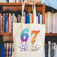 67 Meme Baseball Kids Girls Humor Number 6 7 Canvas Tote Bag 67 Meme Baseball Kids Girls Humor Number 6 7 Canvas Tote Bag