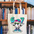 67 Meme Six Seven 6 7 Meme Baseball Drip Canvas Tote Bag