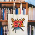 67 Sports Meme – Baseball Bats Number 6 7 Canvas Tote Bag 67 Sports Meme – Baseball Bats Number 6 7 Canvas Tote Bag