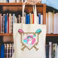 7th Birthday Baseball Bat Ice-Cream Drip 7yrs Old Boys Girls Canvas Tote Bag