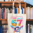 7th Birthday Boys I Was 6 Now I'm 7 Baseball Ice Cream Drip Canvas Tote Bag 7th Birthday Boys I Was 6 Now I'm 7 Baseball Ice Cream Drip Canvas Tote Bag