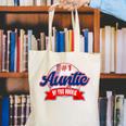 Auntie Rookie Of Year 1st Birthday Baseball Theme Matching Canvas Tote Bag Auntie Rookie Of Year 1st Birthday Baseball Theme Matching Canvas Tote Bag