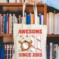 Awesome Since 2015 11 Year Old Boys Bday Baseball Theme Canvas Tote Bag Awesome Since 2015 11 Year Old Boys Bday Baseball Theme Canvas Tote Bag