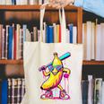 Banana With Baseball Bat Street Baseball Drip Canvas Tote Bag Banana With Baseball Bat Street Baseball Drip Canvas Tote Bag