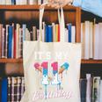 Baseball 11 Year Old Ice Cream Drip 11th Birthday Boys Canvas Tote Bag Baseball 11 Year Old Ice Cream Drip 11th Birthday Boys Canvas Tote Bag