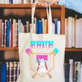 Baseball 5 Year Old Ice Cream Drip 5th Birthday Boys Player Canvas Tote Bag