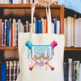 Baseball 50 Year Old Ice Cream Drip 50th Birthday Number 50 Canvas Tote Bag Baseball 50 Year Old Ice Cream Drip 50th Birthday Number 50 Canvas Tote Bag