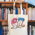 Baseball 67 Kids Ice Cream Drip Six Seven Youth Boys Canvas Tote Bag