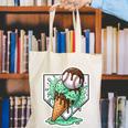 Baseball Boys Ice Cream Drip Baseball Boys Youth Mint Choco Canvas Tote Bag