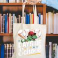 Baseball Dinosaur 100 Days Of School Kids Theme Canvas Tote Bag